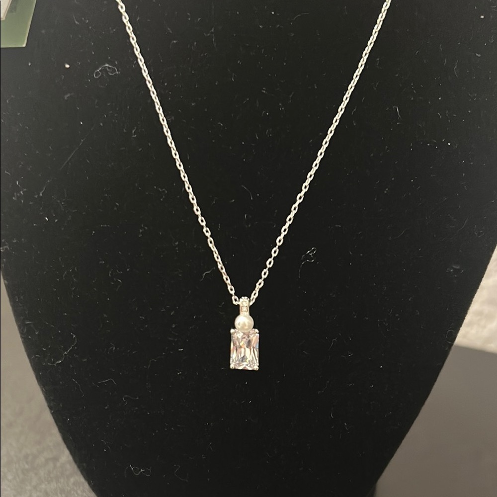 Kate Spade Silver Pendant Necklace - Picture 2 of 3